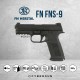 Страйкбольный пистолет FN Herstal FNS-9 GBB, GAS арт.: 200511 CYBERGUN